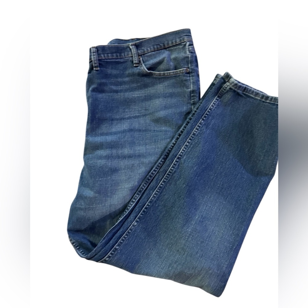 Wrangler Men's Classic Indigo Straight Jeans 52x32 - Picture 1 of 4